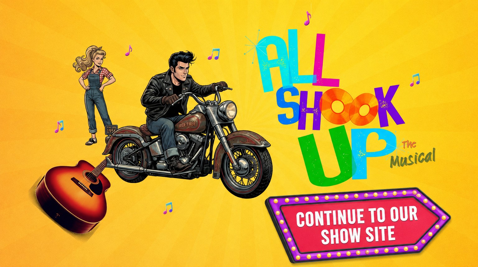 All Shook Up, the Elvis musical - continue to our show site